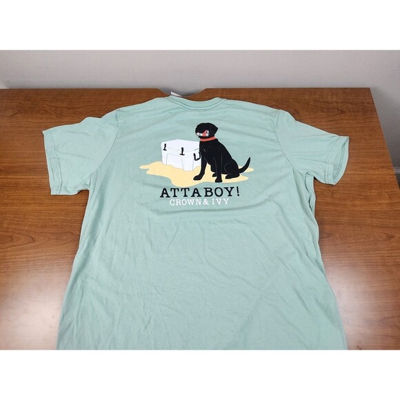 Crown & Ivy ~ Men's Short Sleeve T-Shirt ~ Color Teal ~ Size 2XL ~ NWT - Picture 4 of 9